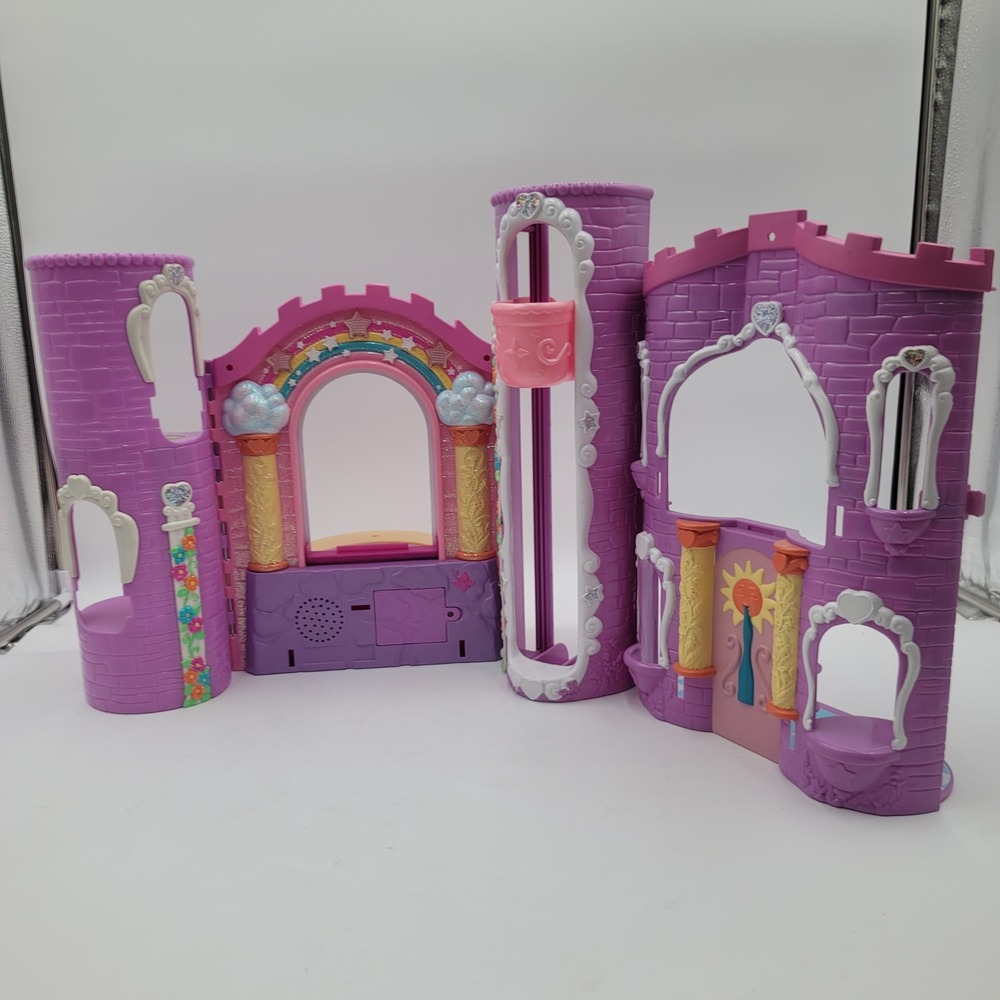 Vintage My Little Pony Celebration Castle Playset Purple Pink Rainbow G3 Hasbro